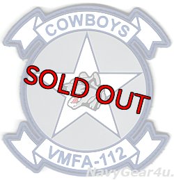 画像1: VMFA-112 COWBOYS PVC部隊パッチ（ベルクロ付き）