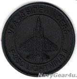 VFA-86 SIDEWINDERS F-35Cショルダーバレットパッチ（ブラックアウトVer./ベルクロ付き）