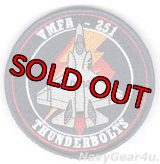 VMFA-251 THUNDERBOLTS F-35Cショルダーバレットパッチ（ベルクロ付き）