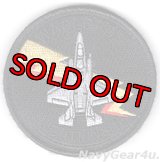 VMFAT-501 WARLORDS F-35Bショルダーバレットパッチ（ブラックアウトVer./ベルクロ付き）