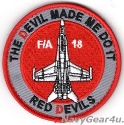 画像1: VMFA-232 RED DEVILS F/A-18ショルダーバレットパッチ（ベルクロ付き）