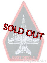VX-31 DUST DEVILS EA-18Gショルダーパッチ（ベルクロ付き）