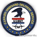 U.S.NAVY CMV-22B CARRIER ONBOARD DELIVERY SERVICEショルダーバレットパッチ（ベルクロ付き）
