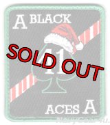 VFA-41 BLACK ACES HOLIDAY部隊パッチ（ベルクロ付き）