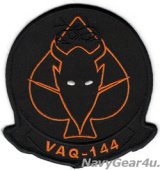 VAQ-144 MAIN BATTERY 部隊パッチ（ブラックアウトVer./ベルクロ有無）