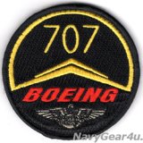 VQ-4 SHADOWS E-6B/B.707パイロット用ショルダーバレットパッチ（ベルクロ付き）