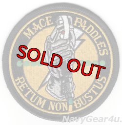 画像1: VFA-27 ROYAL MACES "MACE PADDLES" LSOショルダーバレットパッチ（ベルクロ有無）