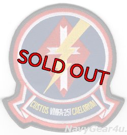 画像1: VMFA-251 THUNDERBOLTS部隊パッチ（ラージ/ベルクロ有無）