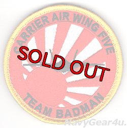 画像1: CVW-5 TEAM BADMAN F-35Cショルダーバレットパッチ（ベルクロ付き）