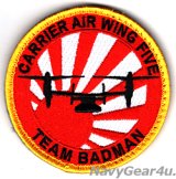 CVW-5 TEAM BADMAN CMV-22Bショルダーバレットパッチ（ベルクロ付き）