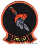 VFA-147 ARGONAUTS部隊パッチ（ベルクロ有無）