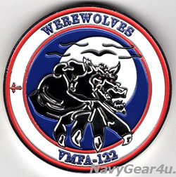 画像1: VMFA-122 WEREWOLVES F-35Bチャレンジコイン
