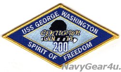画像1: CVN-73ジョージ・ワシントン200センチュリオンパッチ（2025~/ベルクロ有無）