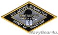 CVN-73ジョージ・ワシントン100ノクチュリオンパッチ（2025~/ベルクロ有無）