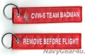 CARRIER AIR WING FIVE(CVW-5) REMOVE BEFORE FLIGHTキーリング（1個）