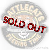 HSM-73 BATTLECATS "FEEDING TIME"（餌の時間） PVCショルダーパッチ（ベルクロ付き）
