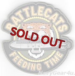 画像1: HSM-73 BATTLECATS "FEEDING TIME"（餌の時間） PVCショルダーパッチ（ベルクロ付き）