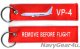 VP-4 SKINNY DORAGONS REMOVE BEFORE FLIGHTキーリング（1個）
