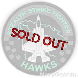 画像1: VMFA-533 HAWKS PVC F-35Bショルダーバレットパッチ（ベルクロ付き）