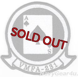 画像1: VMFA-231 ACE OF SPADES 部隊パッチ（ベルクロ有無）
