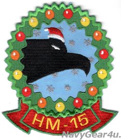 画像1: HM-15 BLACKHAWKS HOLIDAY部隊パッチ