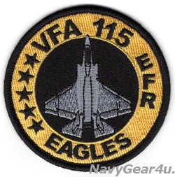 画像1: VFA-115 EAGLES F-35Cショルダーバレットパッチ（ベルクロ有無）