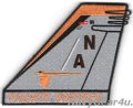 VFA-94 MIGHTY SHRIKEST F/A-18E NA200 CAGバード垂直尾翼パッチ（ベルクロ付き）
