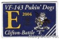 VF-143 PUKIN' DOGS 2004年バトルEアワード受賞記念パッチ（デッドストック）