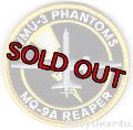 VMU-3 PHANTOMS MQ-9Aショルダーバレットパッチ（ベルクロ付き）