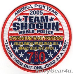 画像1: CVW-9/CVN-70 TEAM SHOGUN OIF2005クルーズパッチ（デッドストック）