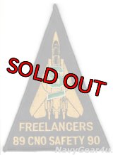 VF-21 FREELANCERS 1989-90 セーフティーSアワード受賞記念パッチ（デッドストック）