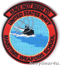 画像1: NAWDC HAVE NOT BEEN TO UNITED STATES NAVY MARITIME WEAPONS SCHOOL未卒業ジョークパッチ（ベルクロ付き）