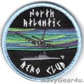 U.S.NAVY P-8 北大西洋エアロクラブパッチ（ベルクロ付き）