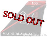 VFA-41 BLACK ACES F/A-18F NG100 CAGバード垂直尾翼パッチ