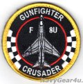 VMFA-312 CHECKER BOARDS F8U THROWBACKショルダーバレットパッチ（ベルクロ付き）