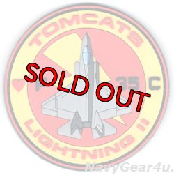 画像1: VMFA-311 TOMCATS F-35C PVCショルダーバレットパッチ（ベルクロ付き）