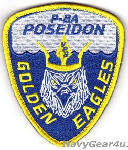 画像1: VP-9 GOLDEN EAGLES P-8Aポセイドン・ショルダーパッチ（ベルクロ付き）