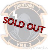 VMU-3 PHANTOMS PVC部隊パッチ（ベルクロ付き）