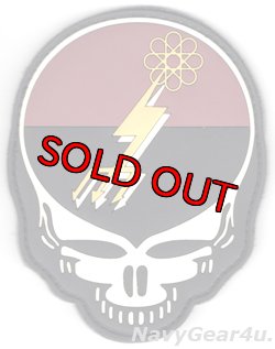 画像1: VAQ-133 WIZARDS DEATH HEAD PVC部隊パッチ（ベルクロ付き）