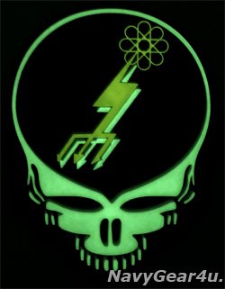 画像2: VAQ-133 WIZARDS DEATH HEAD PVC部隊パッチ（ベルクロ付き）
