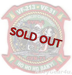 画像1: VF-213/VF-31 LAST TOMCAT CHRISTMAS2005記念パッチ（デッドストック）