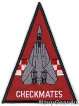VF-211 CHECKMATESショルダートライアングルパッチ（レッド/デッドストック）