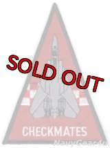 VF-211 CHECKMATESショルダートライアングルパッチ（レッド/デッドストック）