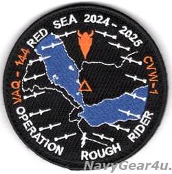 画像1: VAQ-144 MAIN BATTERY CVW-1/CVN-75 紅海/OPERATION ROUGH RIDER 2024-2025クルーズ記念パッチ（ベルクロ付き）