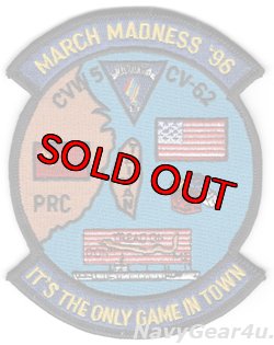 画像1: CVW-5/CV-62 MARCH MADNESS 1996（台湾海峡危機）クルーズ記念パッチ（デッドストック）
