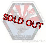 CVW-9/CVN-70 WESTPAC 2003クルーズ記念パッチ（デッドストック）