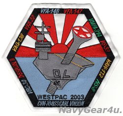 画像1: CVW-9/CVN-70 WESTPAC 2003クルーズ記念パッチ（デッドストック）