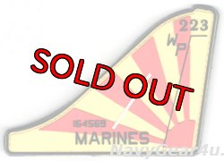 画像1: VMA-223 BULLDOGS AV-8B PVC垂直尾翼パッチ（ベルクロ付き）