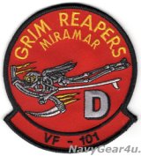 VF-101 GRIMREAPERS Det D NASミラマー部隊パッチ（デッドストック）
