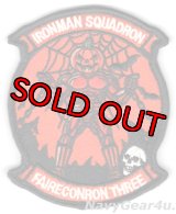 VQ-3 IRONMAN HALLOWEEN部隊パッチ（ベルクロ付き）